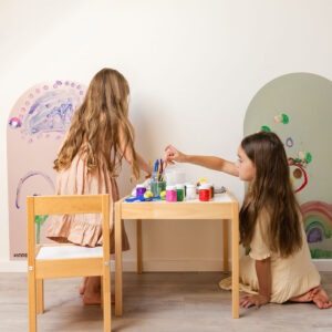 Verplaatsbare Magnetische Muursticker - Rose - Kinderly