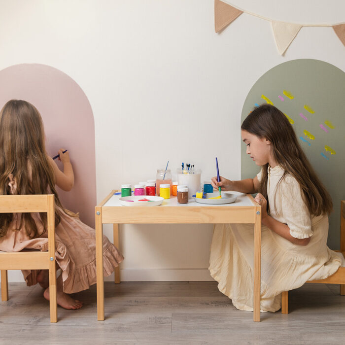 Verplaatsbare Magnetische Muursticker - Rose - Kinderly