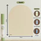 Verplaatsbare Magnetische Muursticker - Sand - Kinderly