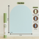 Verplaatsbare Magnetische Muursticker - Sky Blue - Kinderly