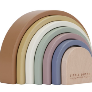 Vintage Regenboog Stapelaar - Little Dutch