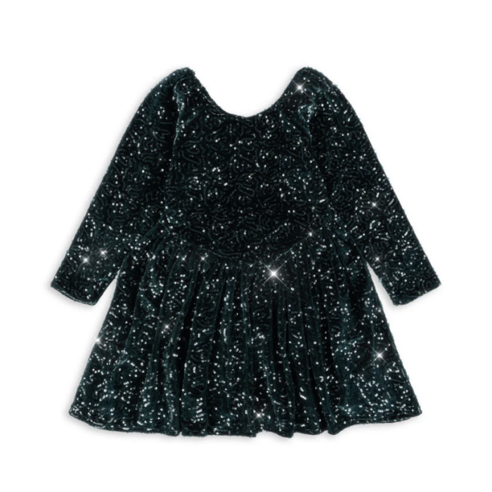 Viola Dress - Green - Konges Slojd Viola Dress - Green - Konges Slojd