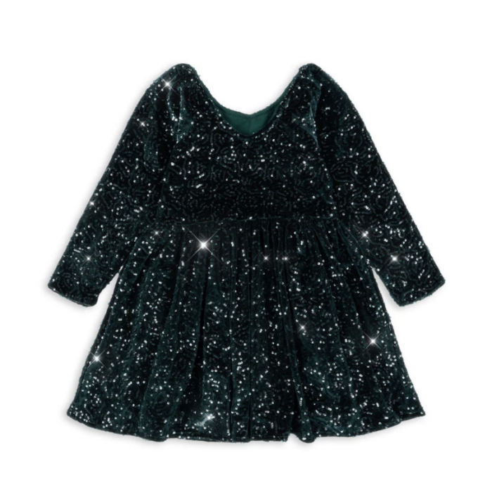 Viola Dress - Green - Konges Slojd Viola Dress - Green - Konges Slojd
