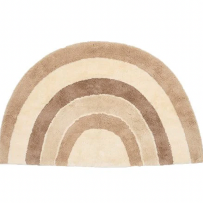 Vloerkleed Regenboog Beige - 130x80 - Little Dutch