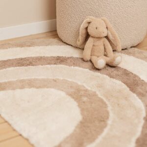 Vloerkleed Regenboog Beige - 130x80 - Little Dutch Vloerkleed Regenboog Beige - 130x80 - Little Dutch