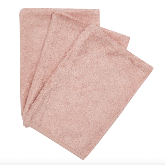 Washandjes (3 stuks) - Misty Rose - Timboo