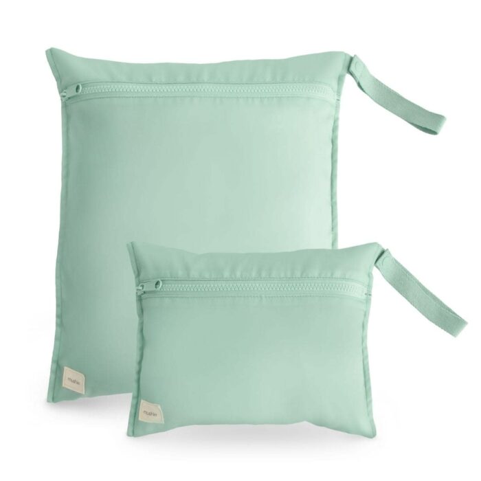 Water Resistant Wet Bag - Roman Green - Mushie