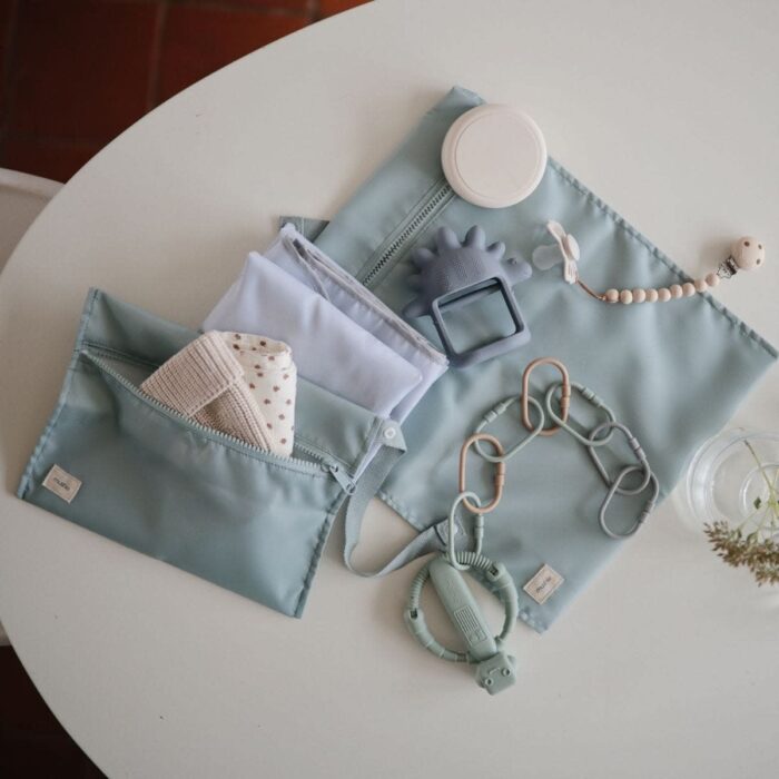Water Resistant Wet Bag - Roman Green - Mushie