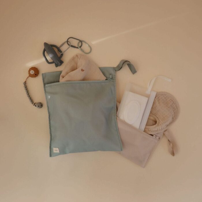 Water Resistant Wet Bag - Roman Green - Mushie