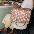 Waterproof Stroller Bag Hyde Park - Terracotta Checks - Nobodinoz