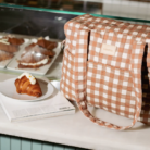 Waterproof Stroller Bag Hyde Park - Terracotta Checks - Nobodinoz