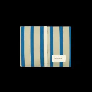 Waterproof Verzorgingsmatje Stories - Green Blue Stripes - Nobodinoz