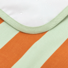Waterproof Verzorgingsmatje Stories - Green Orange Stripes - Nobodinoz