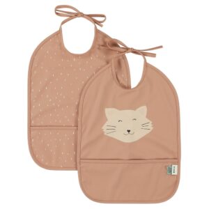 Waterproof bib 2-pack - Mrs. Cat - Trixie