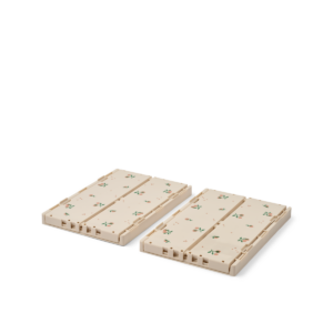 Weston Printed Storage Box M 2-pack - Peach / Sea shell - Liewood