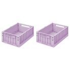 Weston Storage Box Medium - 2p - Lila - Liewood