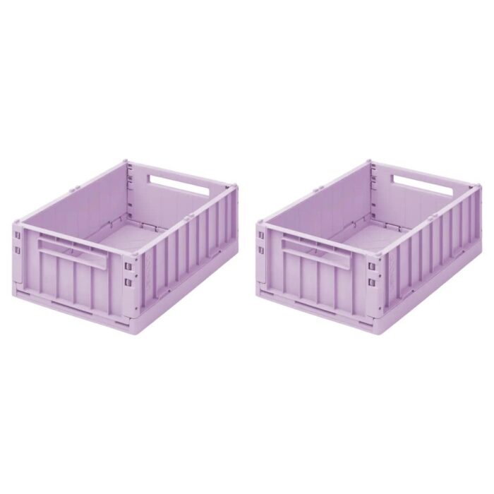 Weston Storage Box Medium - 2p - Lila - Liewood
