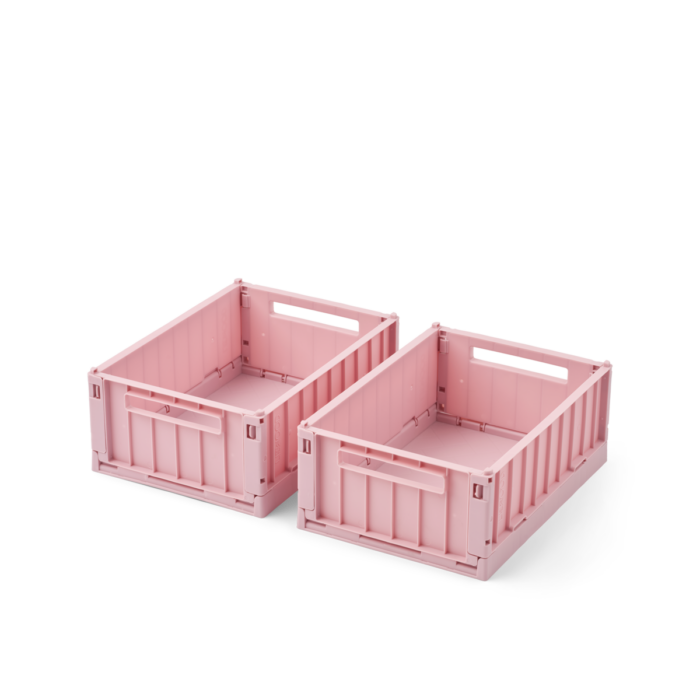 Weston Storage Box S 2-pack - Rose blush - Liewood