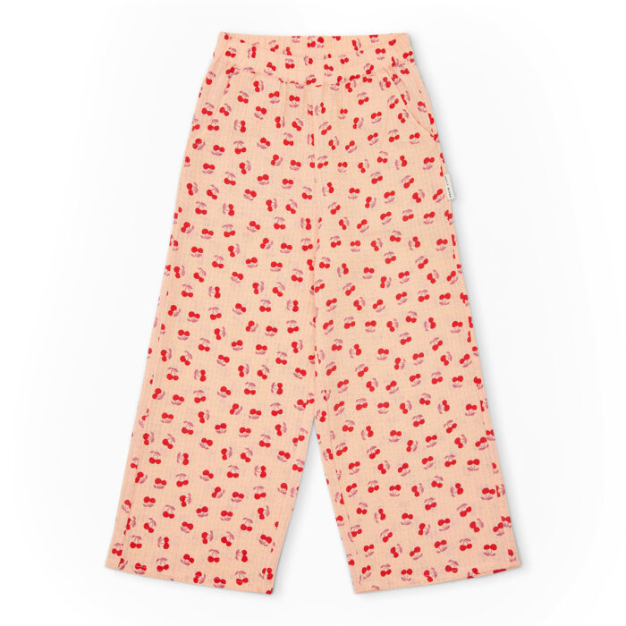 Wide Leg Pants - Cherry AOP - Petit Blush Wide Leg Pants - Cherry AOP - Petit Blush