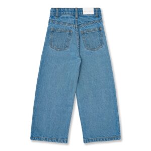 Wide leg Jeans - Mid Blue − Petit Blush