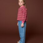 Wide leg Jeans - Mid Blue − Petit Blush