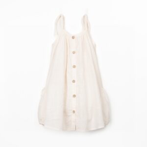 Woven Dress - White - Play Up Junior