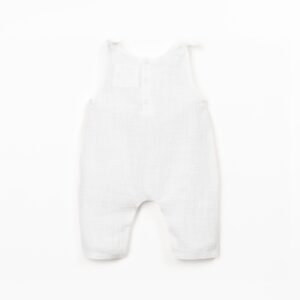 Woven Jumpsuit - White - Play Up Woven Jumpsuit - White - Play Up