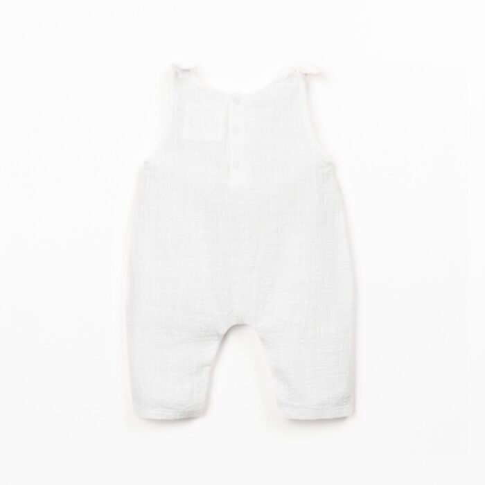 Woven Jumpsuit - White - Play Up