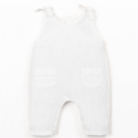 Woven Jumpsuit - White - Play Up