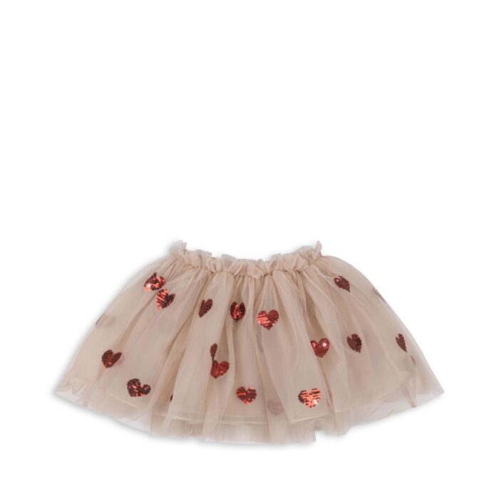 Yvonne Skirt - Glitter Hartjes - Konges Slojd Yvonne Skirt - Glitter Hartjes - Konges Slojd