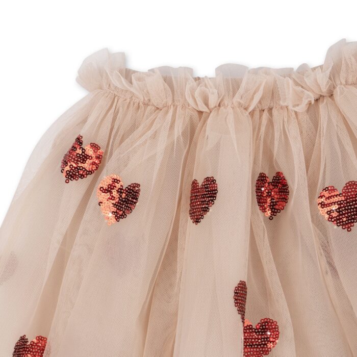 Yvonne Skirt - Glitter Hartjes - Konges Slojd Yvonne Skirt - Glitter Hartjes - Konges Slojd
