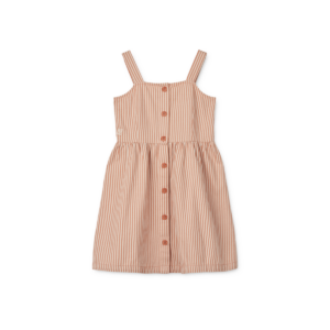 Zia Stripe Dress - Tuscany Rose/Sandy - Liewood