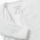 Zip-Up Pyjama - White - Mori