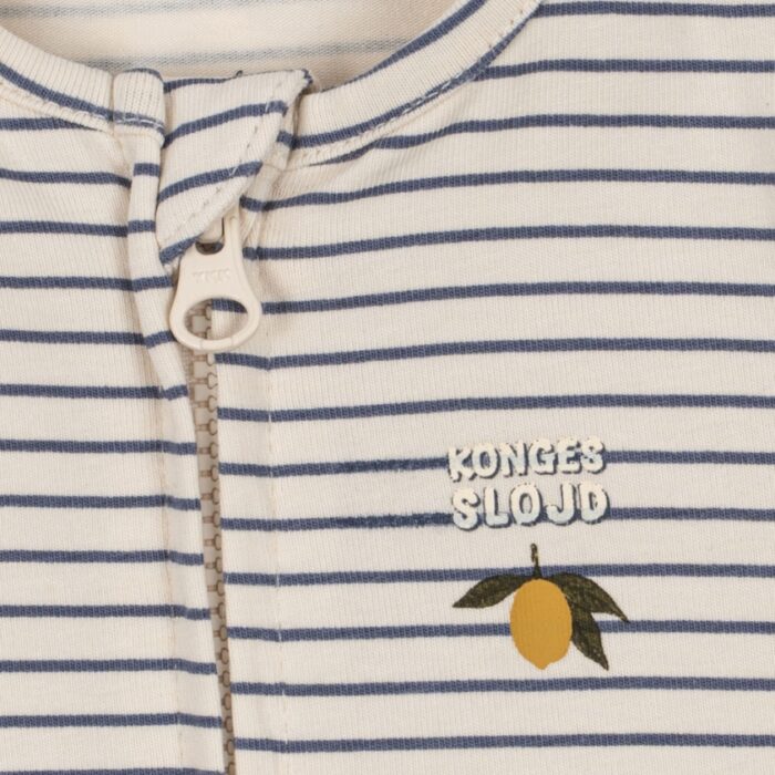 Zip Onesie - Stripe Como - Konges Slojd