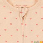 Zip Onesie - Teddy Coeur - Konges Slojd