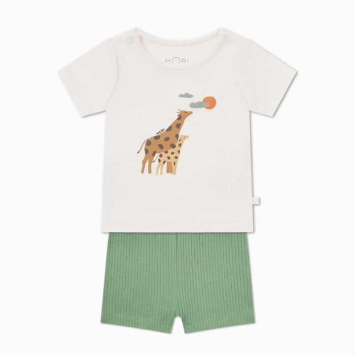 Zomer Pyjama Giraffe - Mori Zomer Pyjama Giraffe - Mori