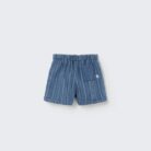 baby bermuda shorts - striped denim - My Little Cozmo