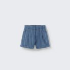 baby bermuda shorts - striped denim - My Little Cozmo