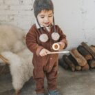 bb jacquard hat - wood - buho