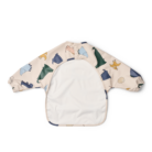 Merle Printed Cape Bib - Dino roar / Sandy - Liewood