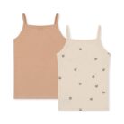 set topjes - cherry/roasted almond - konges slojd