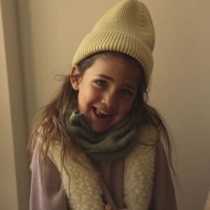 Beanie Fonzie Kids - Light Yellow - HVID Beanie Fonzie Kids - Light Yellow - HVID