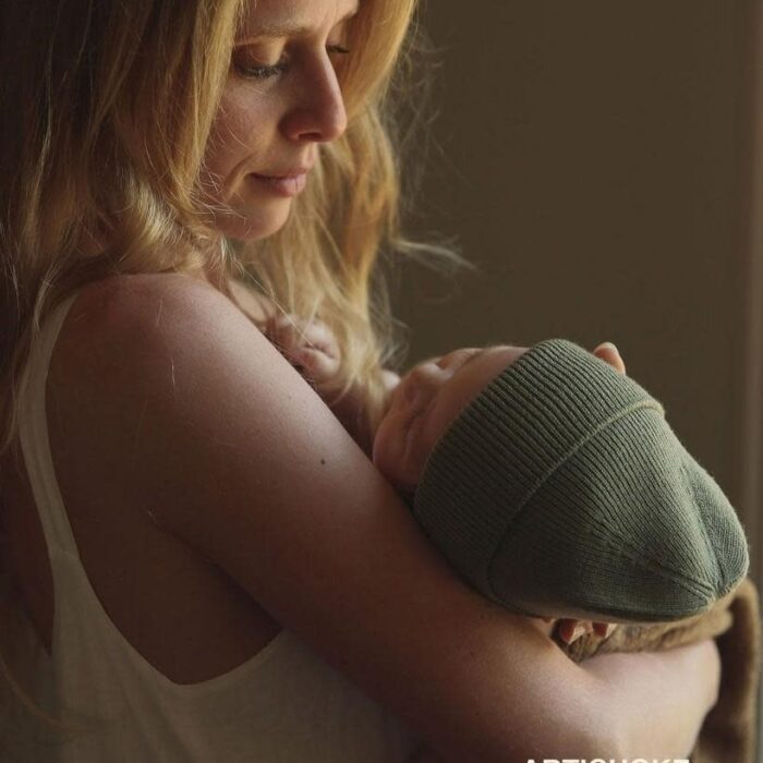 Beanie Newborn - Artichoke - HVID
