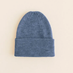 Beanie Newborn - Denim - HVID