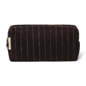Flannel Chalkstripe Pouche - Brown - Studio Noos