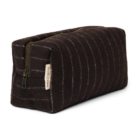 Flannel Chalkstripe Pouche - Brown - Studio Noos