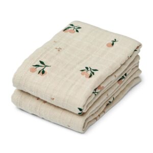 Lewis Tetradoek - 2p - Peach / Sea shell mix- Liewood