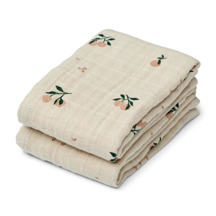 Lewis Tetradoek - 2p - Peach / Sea shell mix- Liewood