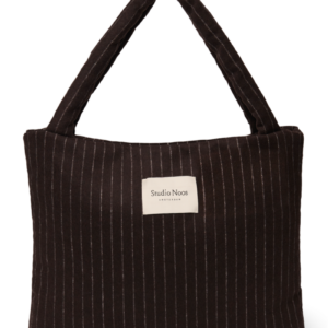 Mom bag - Brown Flannel Chalkstripe - Studio Noos