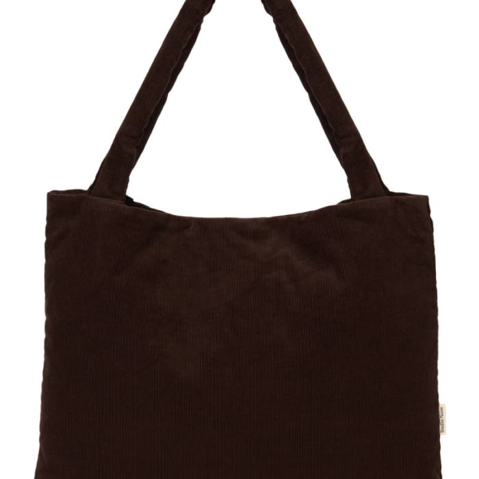Mom bag - Dark Brown Rib Puffy - Studio Noos Mom bag - Dark Brown Rib Puffy - Studio Noos